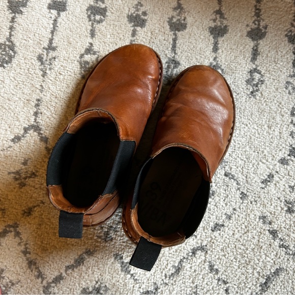 VIBAe HELSINKI Leather Boots Cognac Brown - Picture 6 of 7